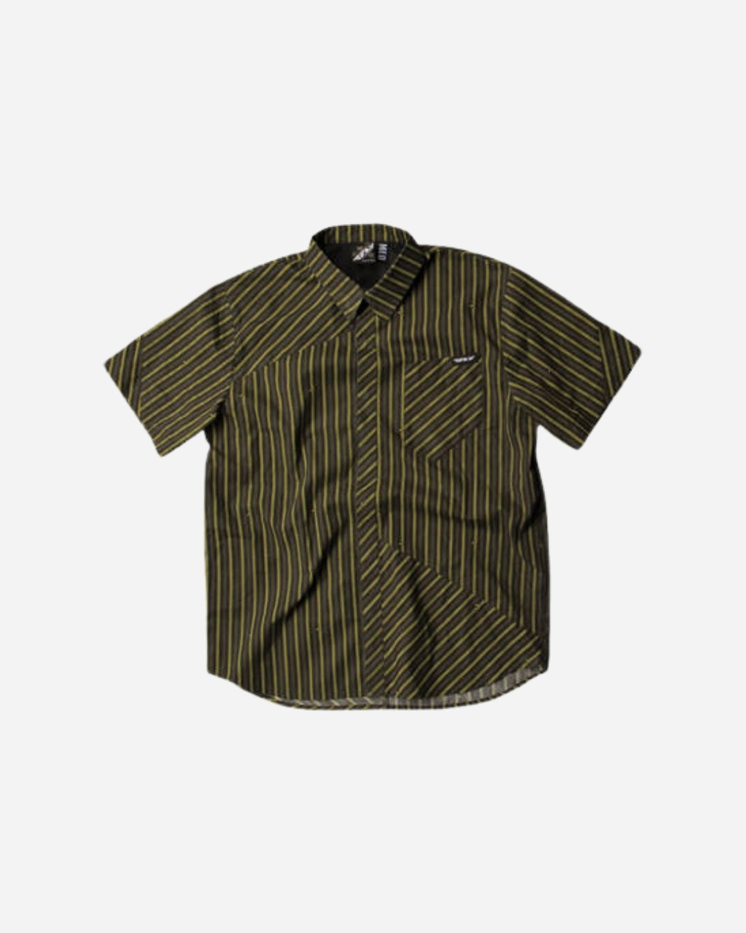 Chemise à manches courtes boutonnée Fly Racing - Noir/Vert