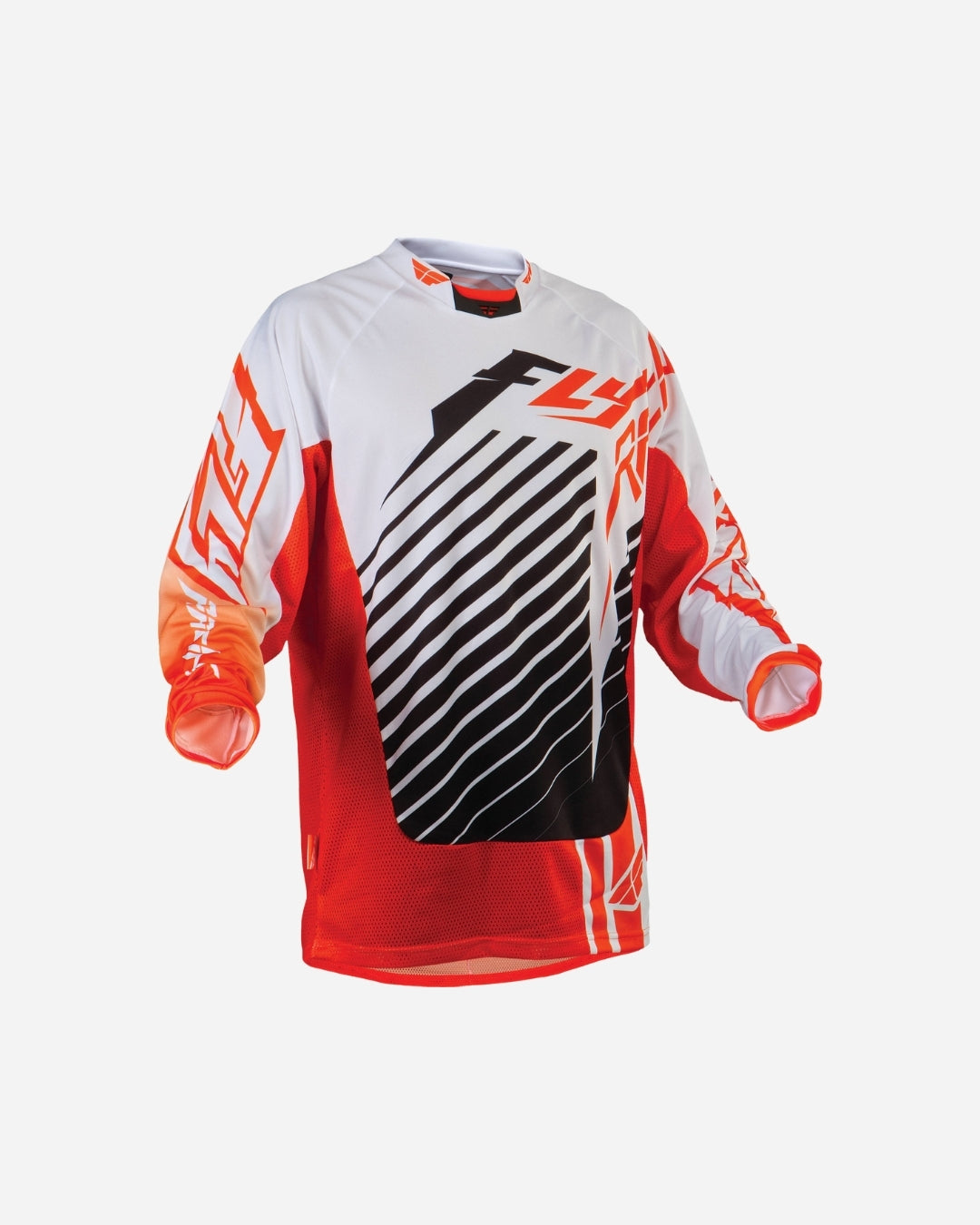 Maillot Fly Racing Kinetic - Orange/Blanc