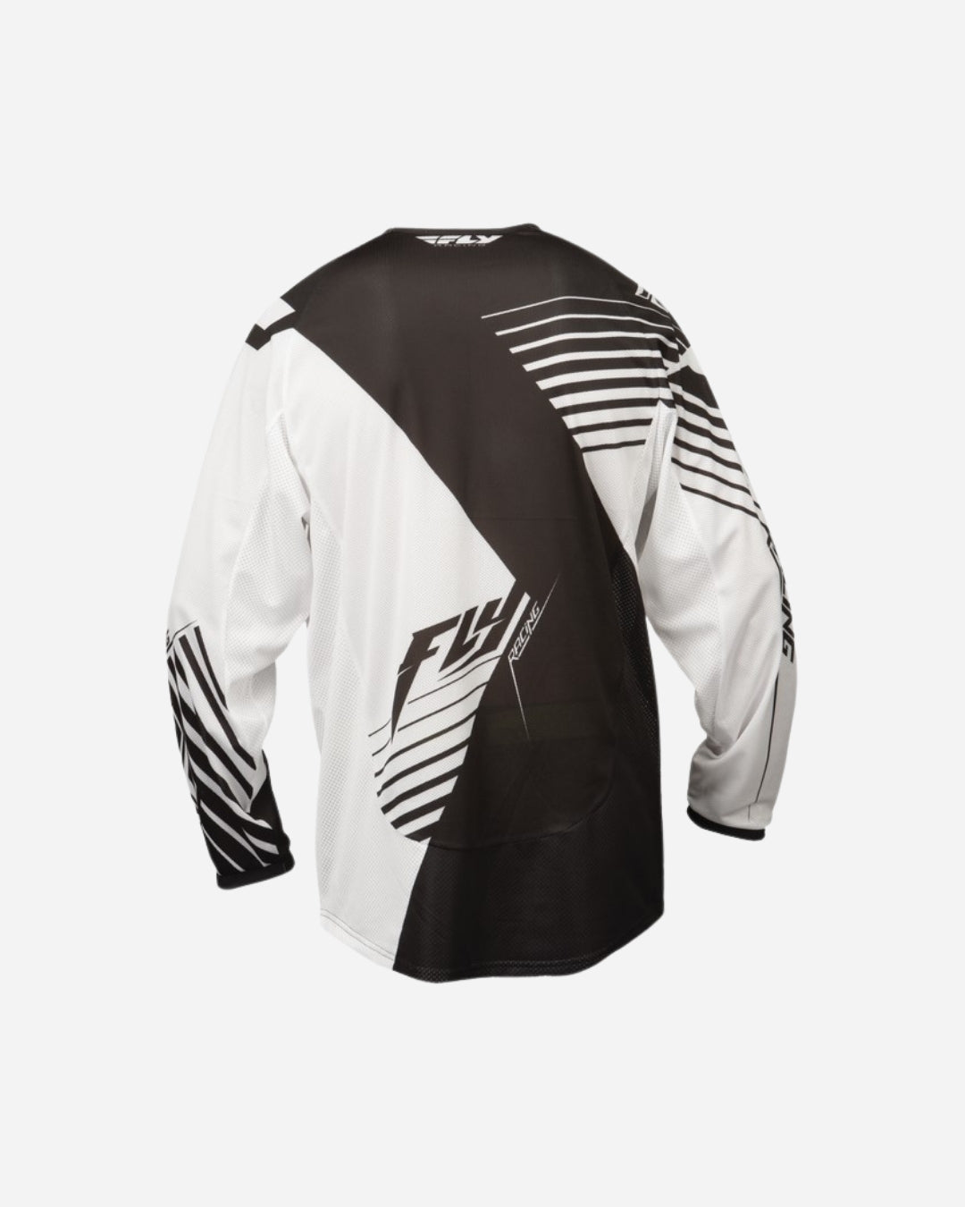 Maillot Fly Racing Kinetic Mesh - Noir/Blanc
