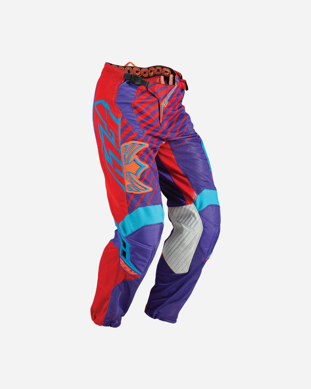 Pantalon Fly Racing Kinetic Mesh - Orange/Violet