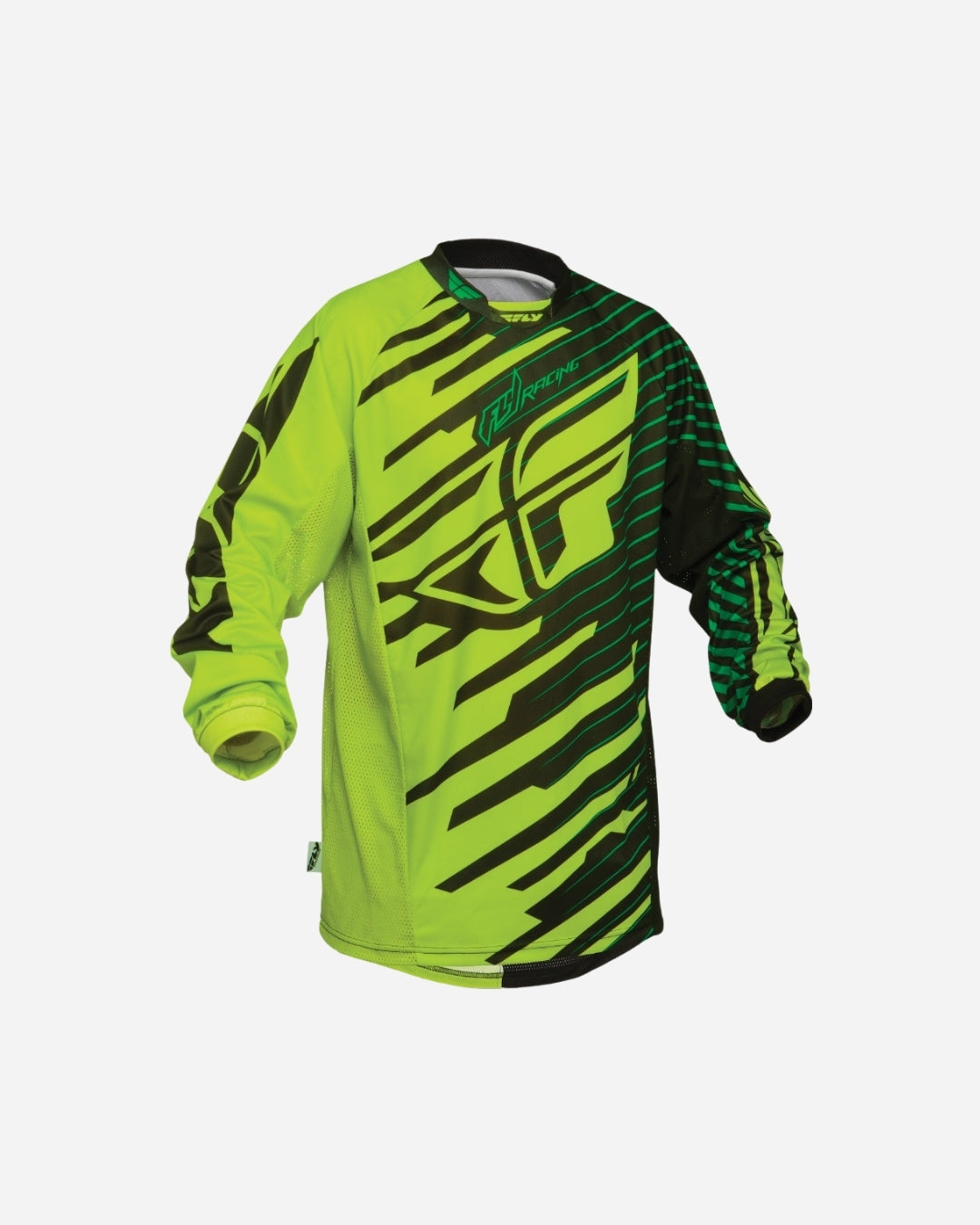 Maillot Fly Racing Kinetic Shock - Vert/Noir