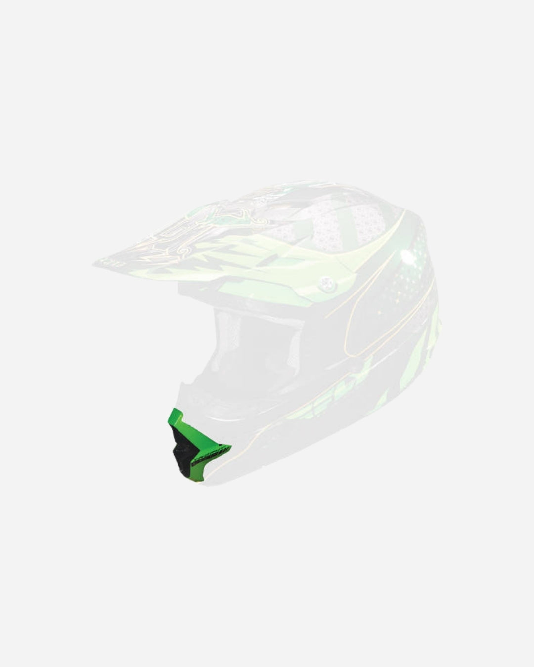 Embout buccal Fly Racing Trophy - Vert/Noir/Argent