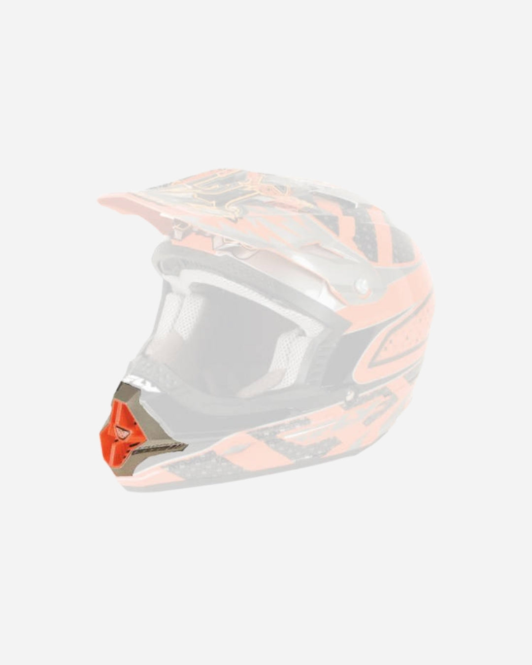 Fly Racing Trophy Mouthpiece - Orange/Black/Silver