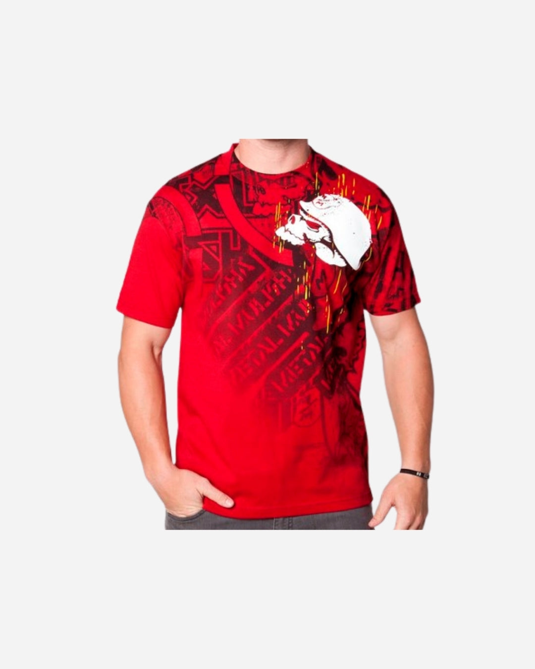 T-shirt Metal Mulisha Capture - Rouge