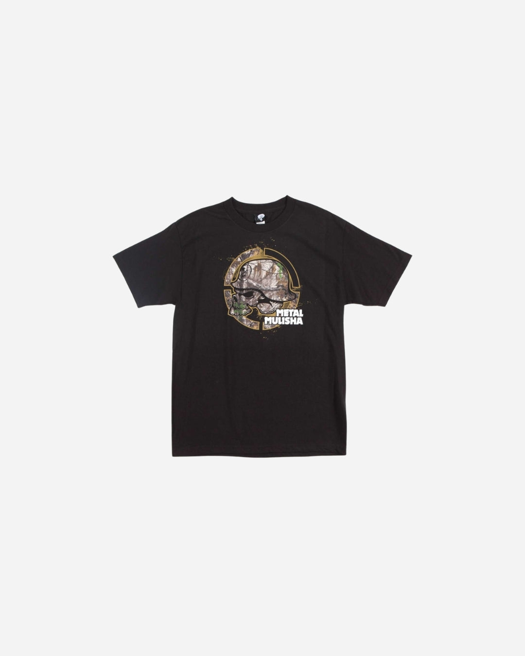 T-shirt Metal Mulisha Foot Print - Noir