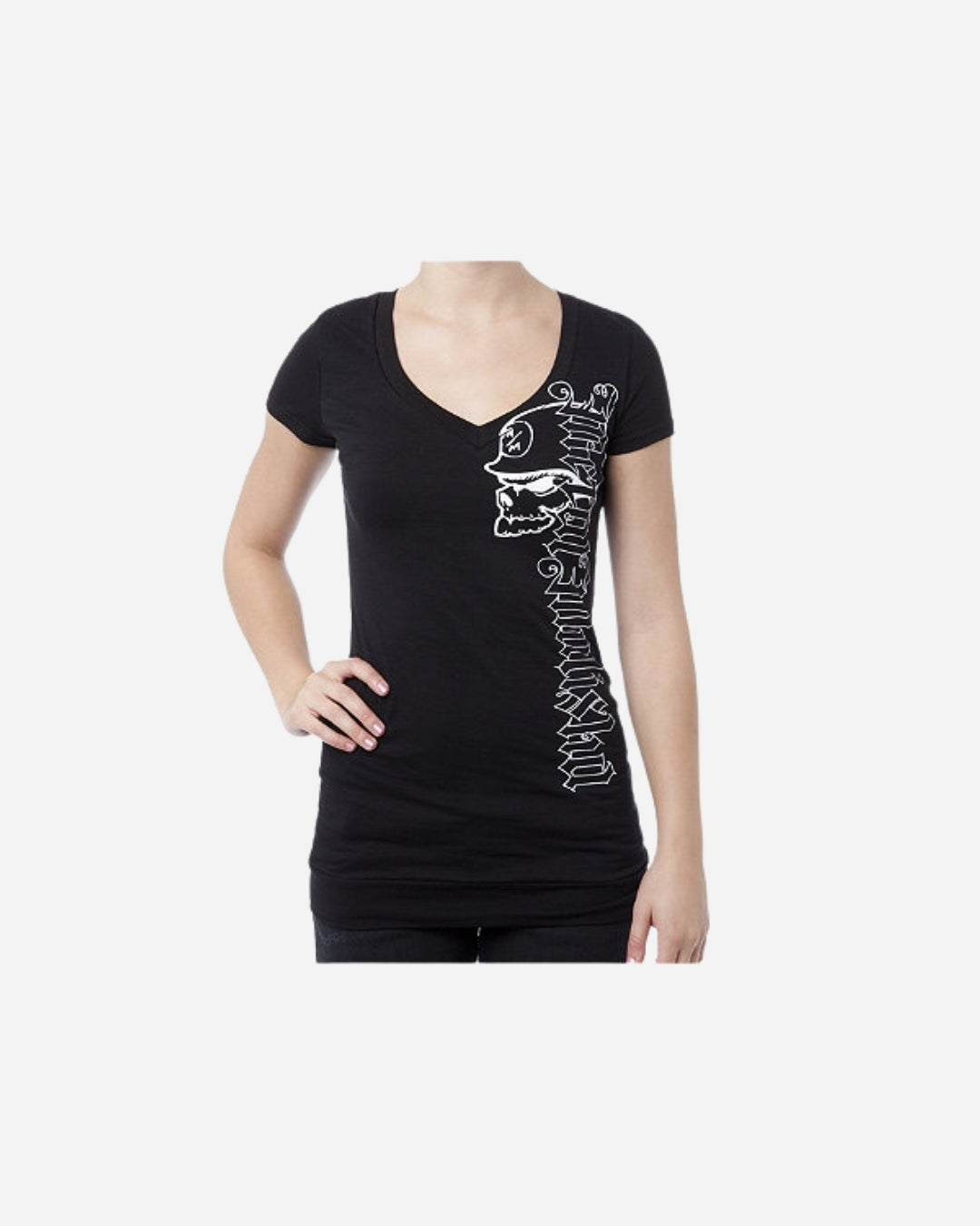 T-shirt Femme Metal Mulisha Diallo - Noir