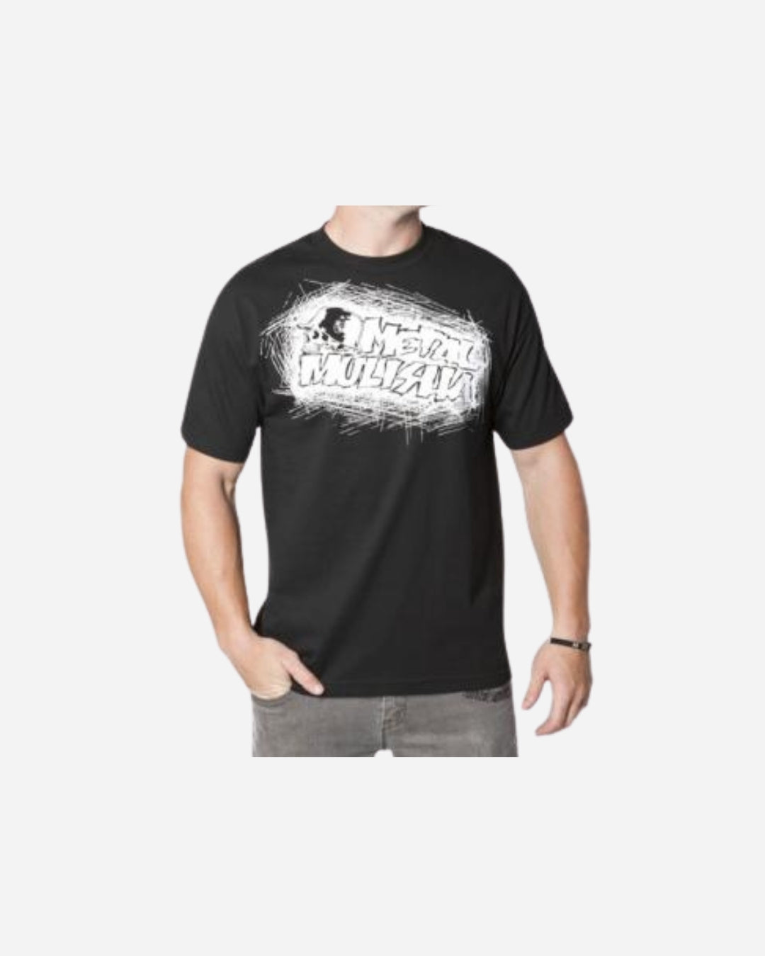 T-shirt Metal Mulisha Cut Up - Noir