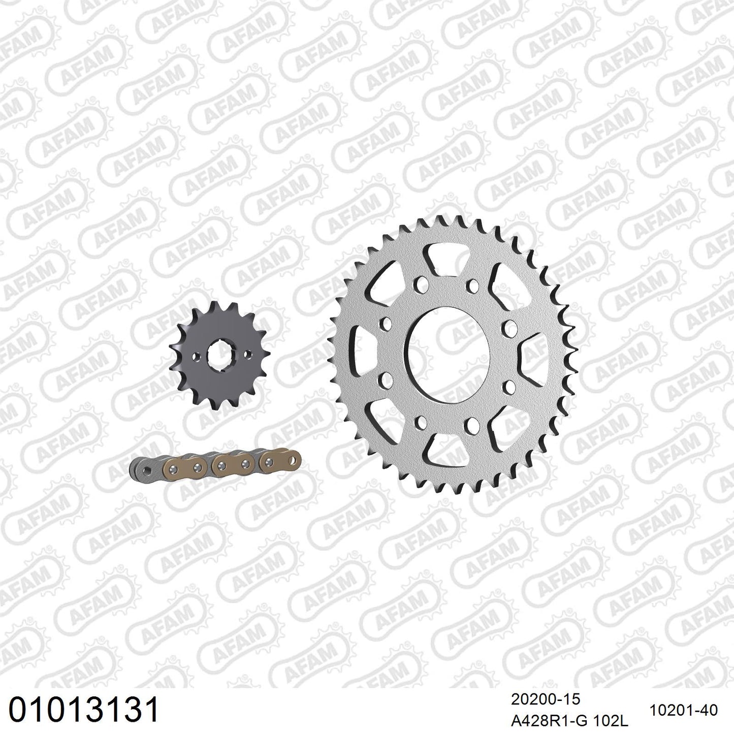 Chaîne AFAM 530 XMR - 102 maillons