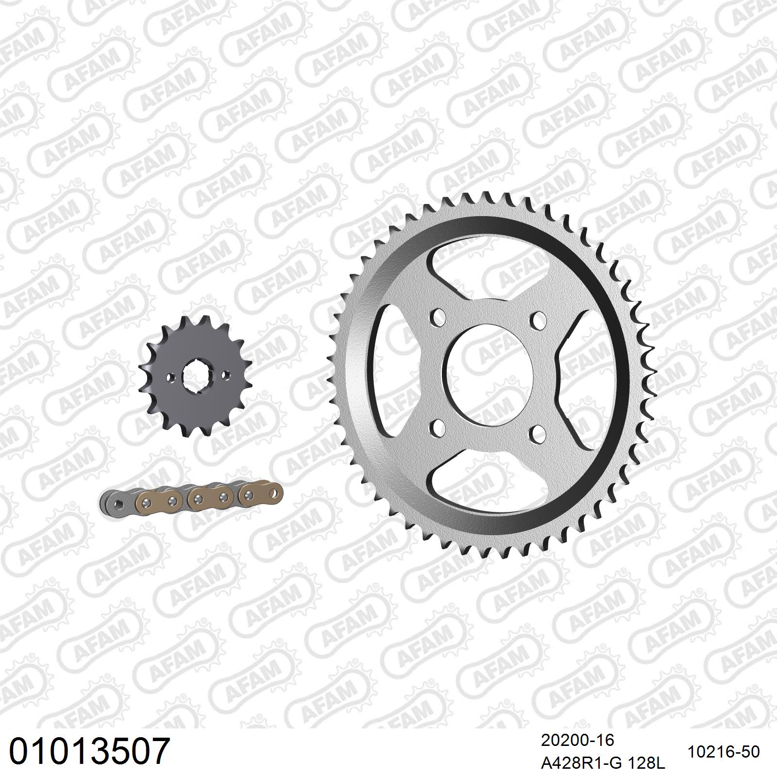 Chaîne AFAM 428 OR3 XMR - 128 maillons
