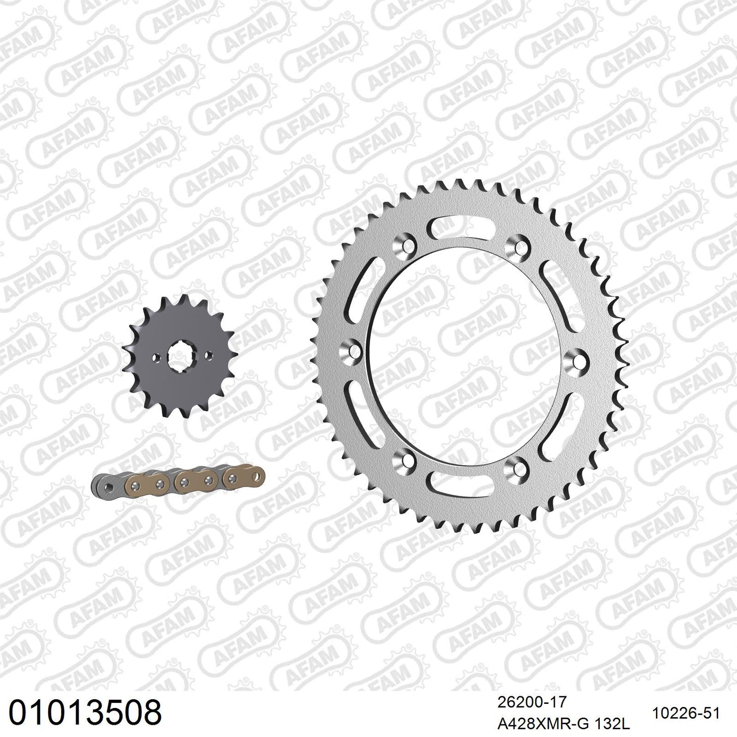 Pignon AFAM 26200 - 17 dents