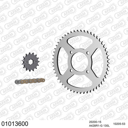 Chaîne AFAM 420 R1 - 130 maillons