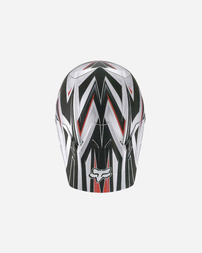 Fox Racing V3 Rennhelm – Mattsilber