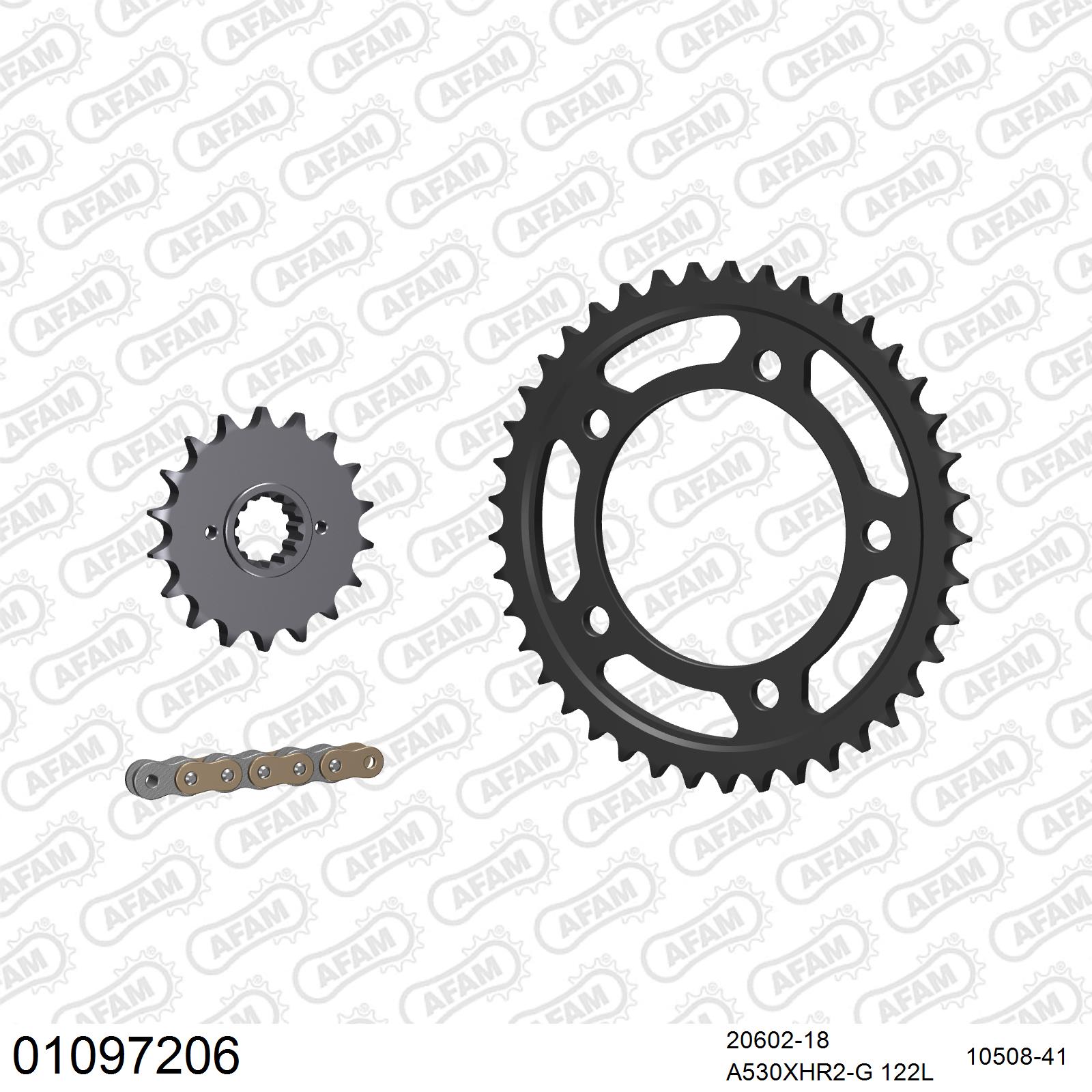 Chaîne AFAM 525 XRR - 122 maillons
