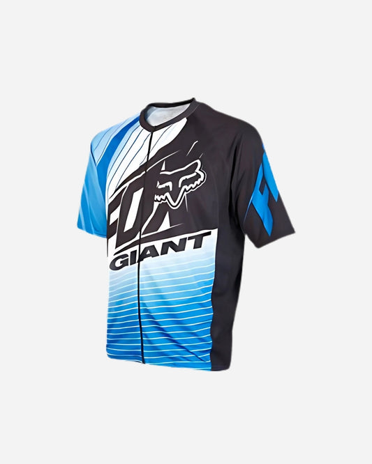 Fox Racing Giant Live Damen-Trikot – Blau/Schwarz