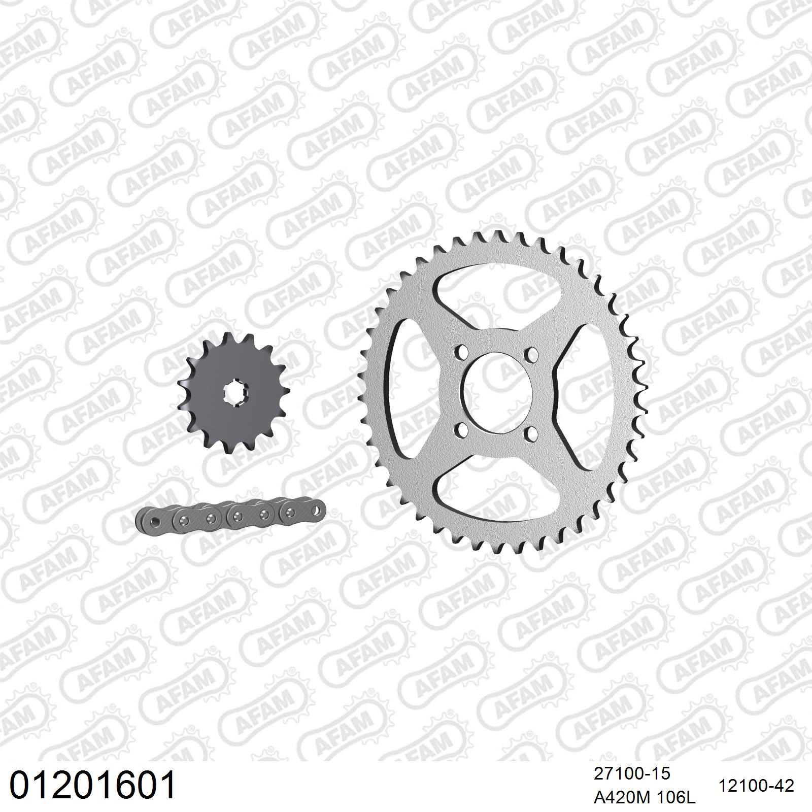 Pignon AFAM 27100 - 15 dents