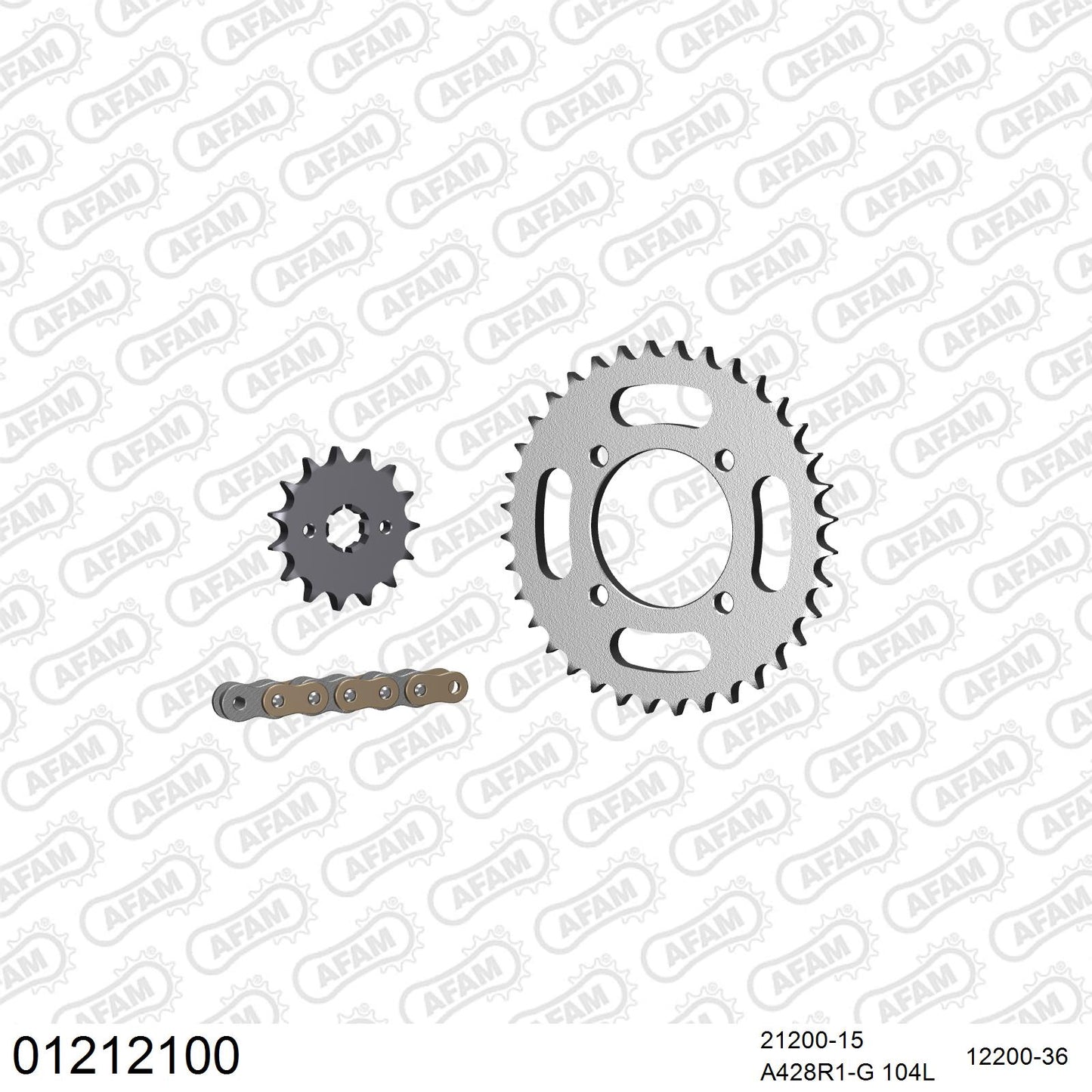 Pignon AFAM 21200 - 15 dents