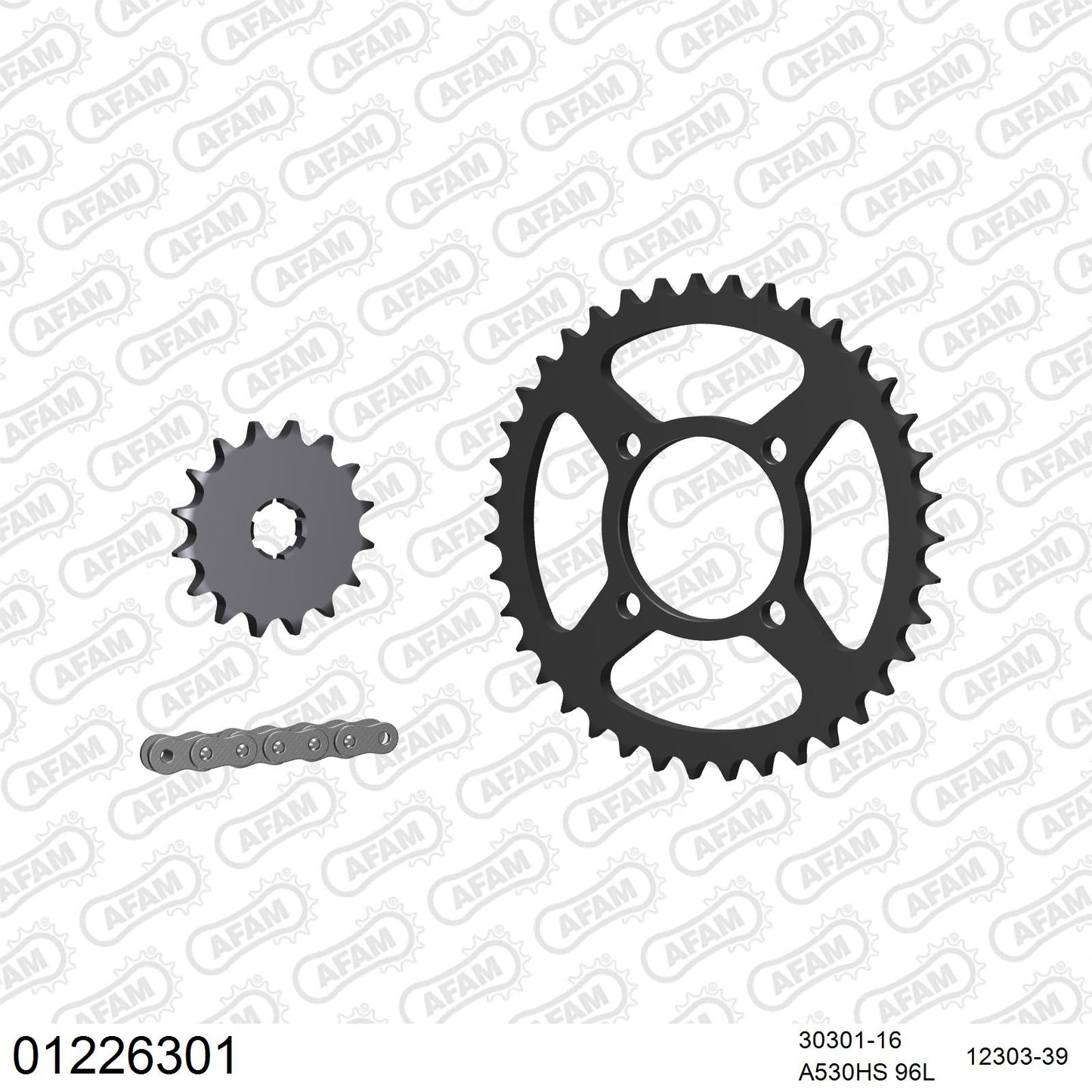 Pignon AFAM 30301 - 16 dents