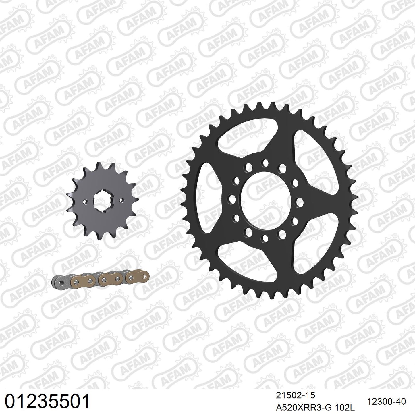 Pignon AFAM 21502 - 15 dents
