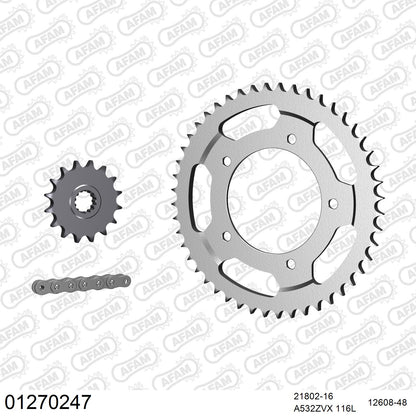 Pignon AFAM 21802 - 16 dents