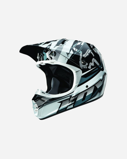 Casco Fox Racing V3 Speed ​​- Nero/Bianco