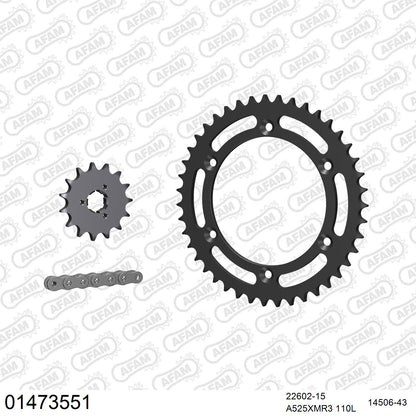 Pignon AFAM 22602 - 15 dents
