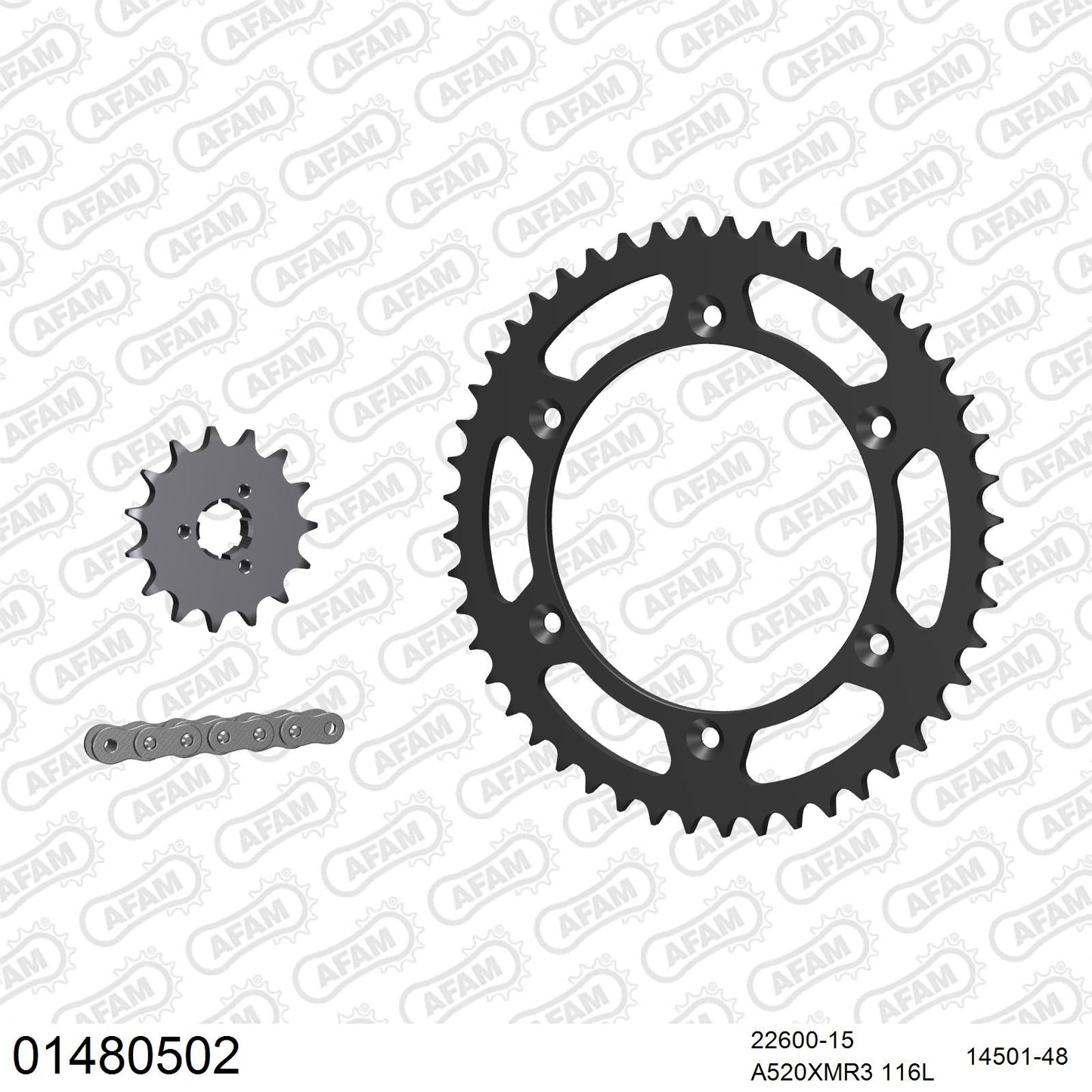 Pignon AFAM 22600 - 15 dents