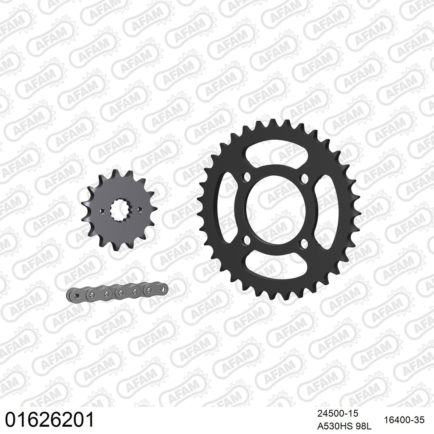 Pignon AFAM 24500 - 15 dents