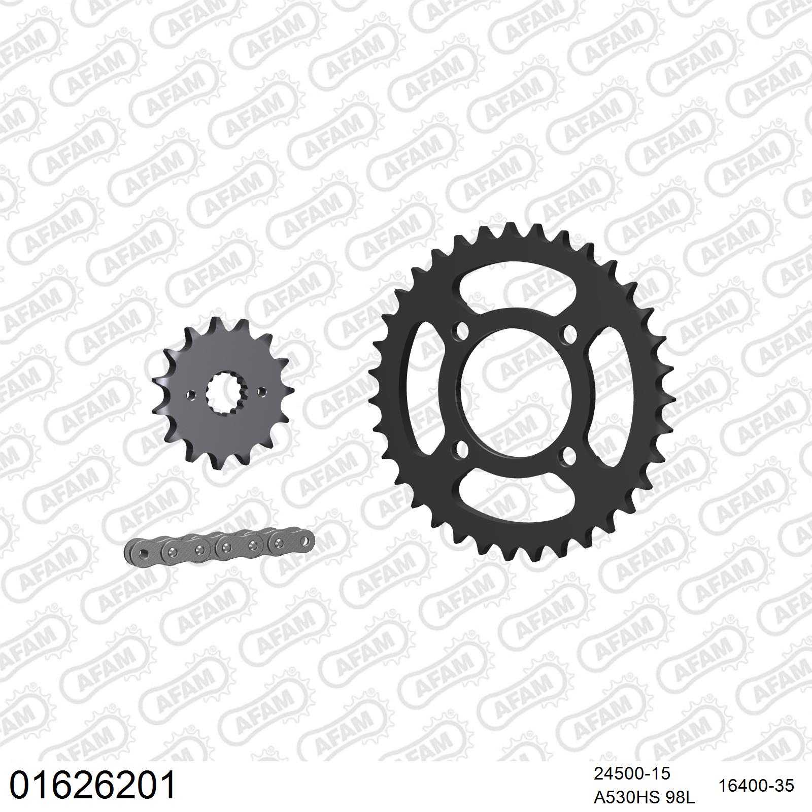 Pignon AFAM 24500 - 15 dents