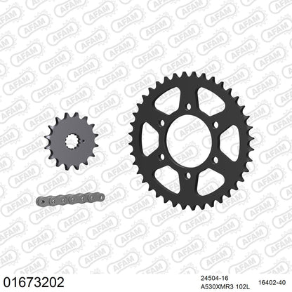 Pignon AFAM 24504 - 16 dents