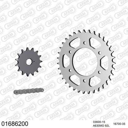 Pignon AFAM 33600 - 15 dents