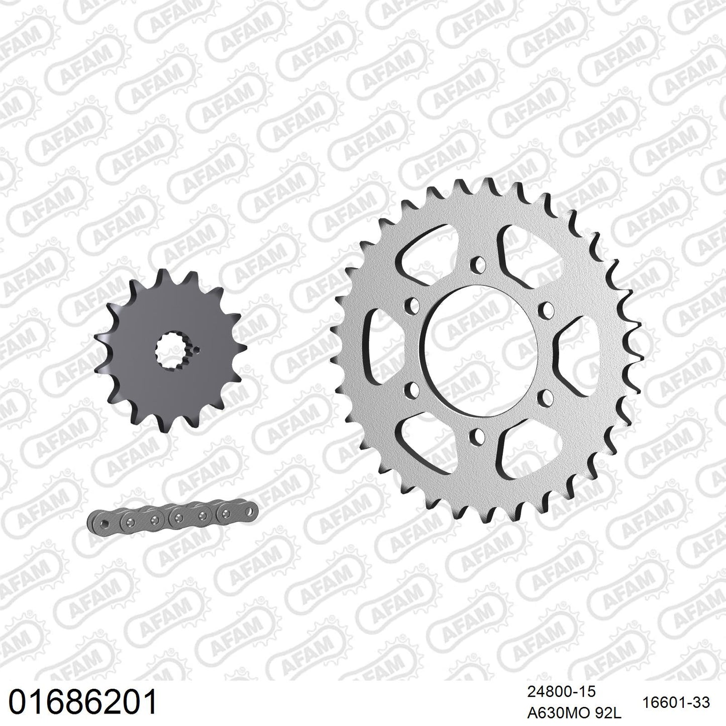 Pignon AFAM 24800 - 15 dents