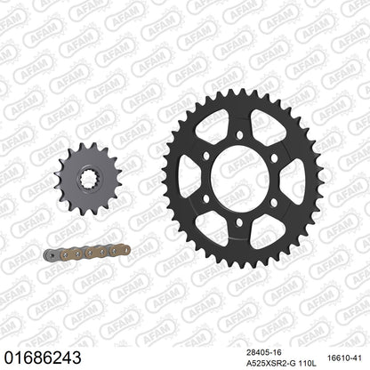 Pignon AFAM 28405 - 16 dents