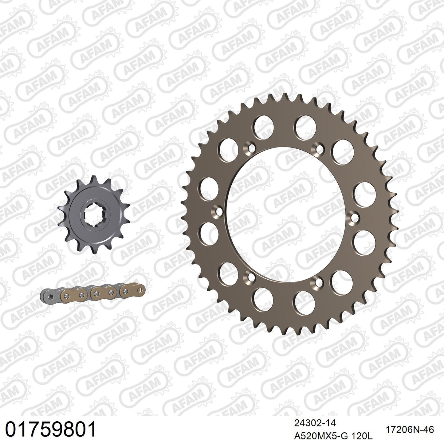 Pignon AFAM 24302 - 14 dents