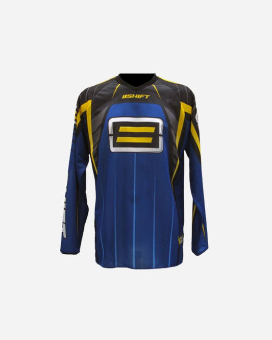 Maillot Shift Racing P-Strik - Bleu/Jaune