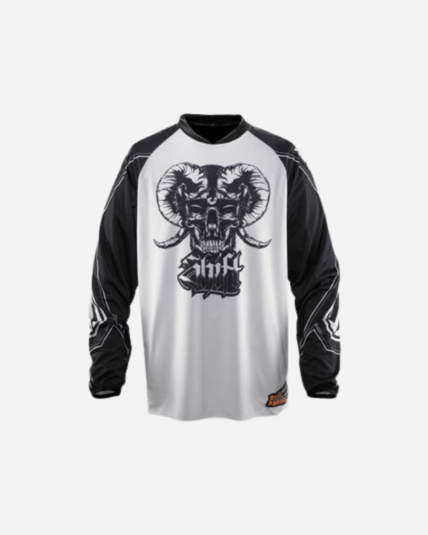 Maglia Shift Racing Strike - Nero/Bianco