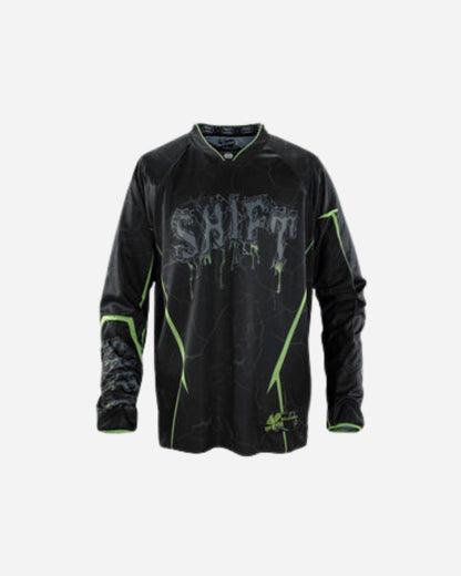 Maglia Shift Racing SQU SL - Nero/Verde