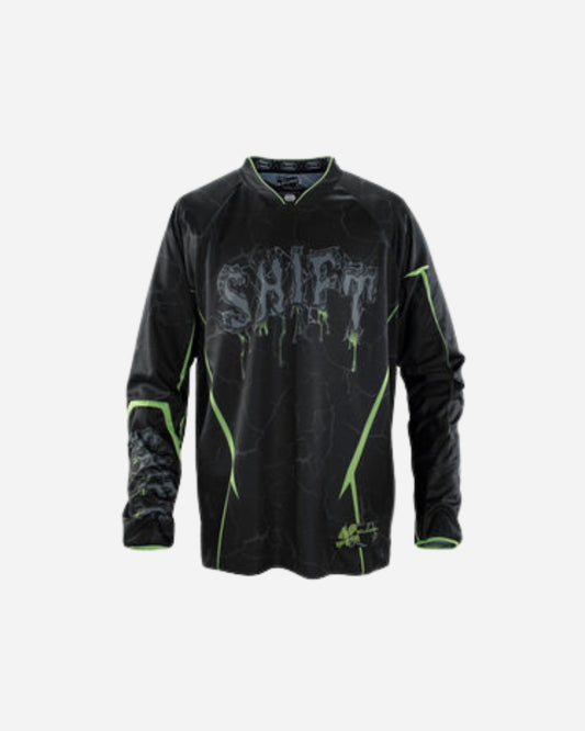 Maillot Shift Racing SQU SL - Noir/Vert