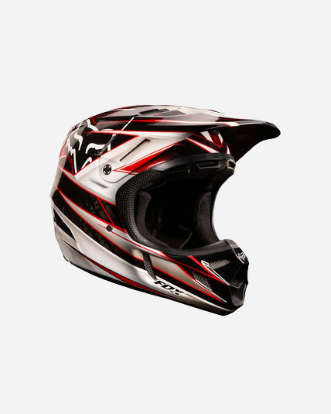Fox Racing V4 Rennhelm – Schwarz/Rot