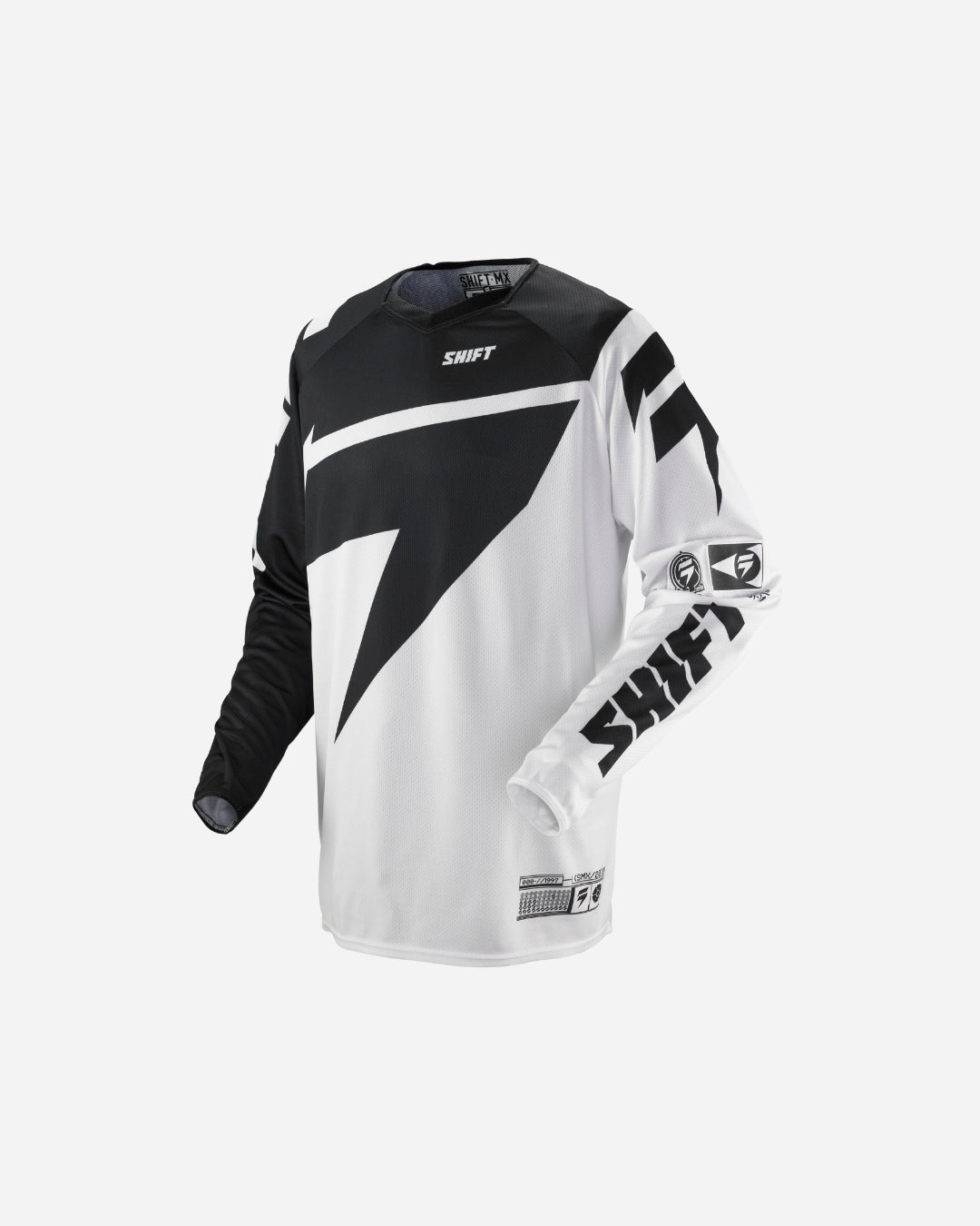 Maillot Shift Racing Faction SKYL - Noir/Blanc