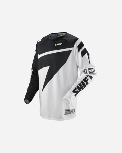 Maillot Shift Racing Faction SKYL - Noir/Blanc