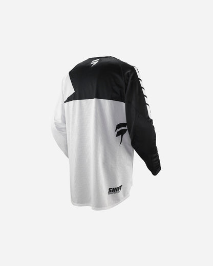 Maillot Shift Racing Faction SKYL - Noir/Blanc