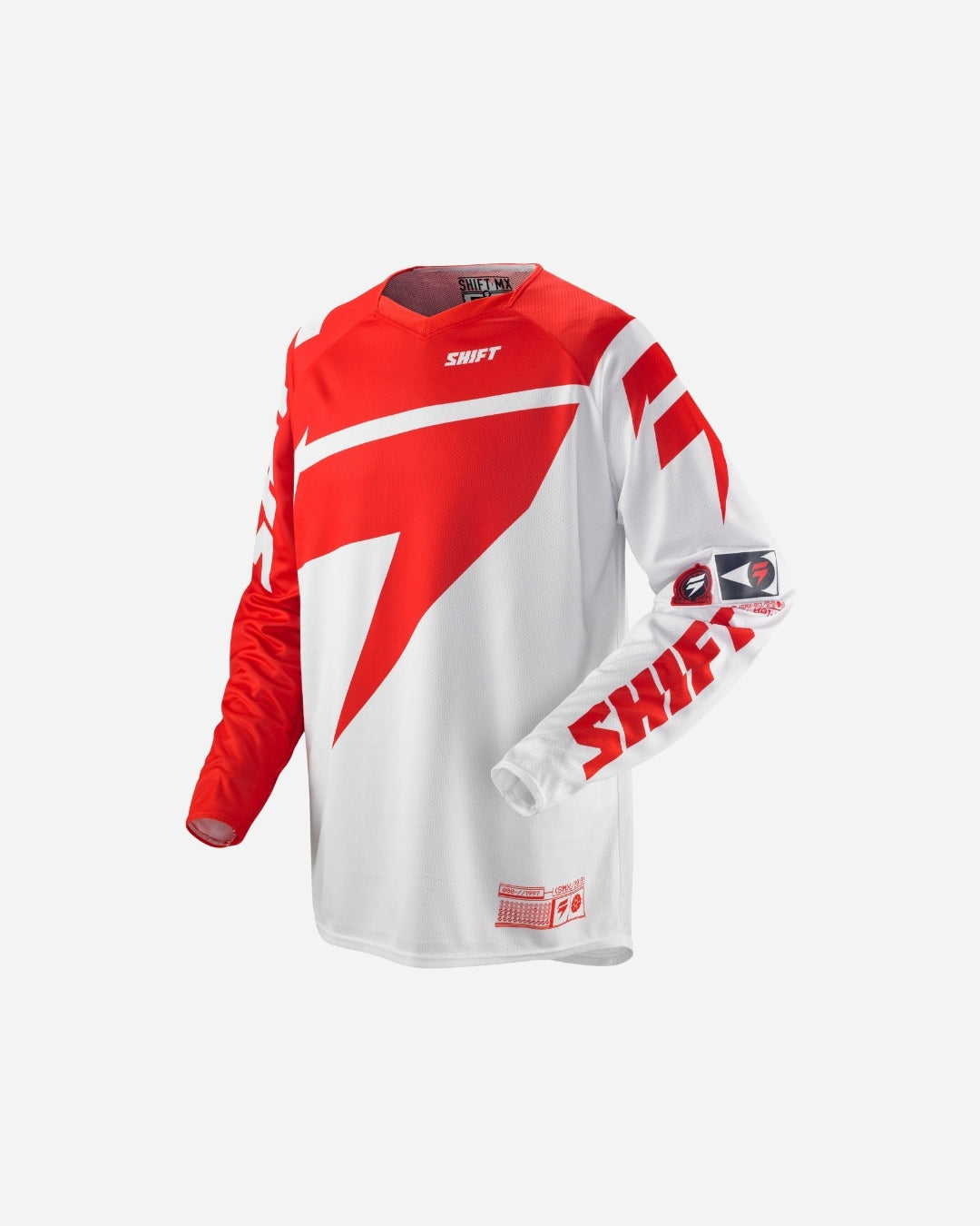 Maillot Shift Racing Faction SKYL - Rouge/Blanc