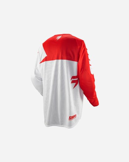 Maillot Shift Racing Faction SKYL - Rouge/Blanc
