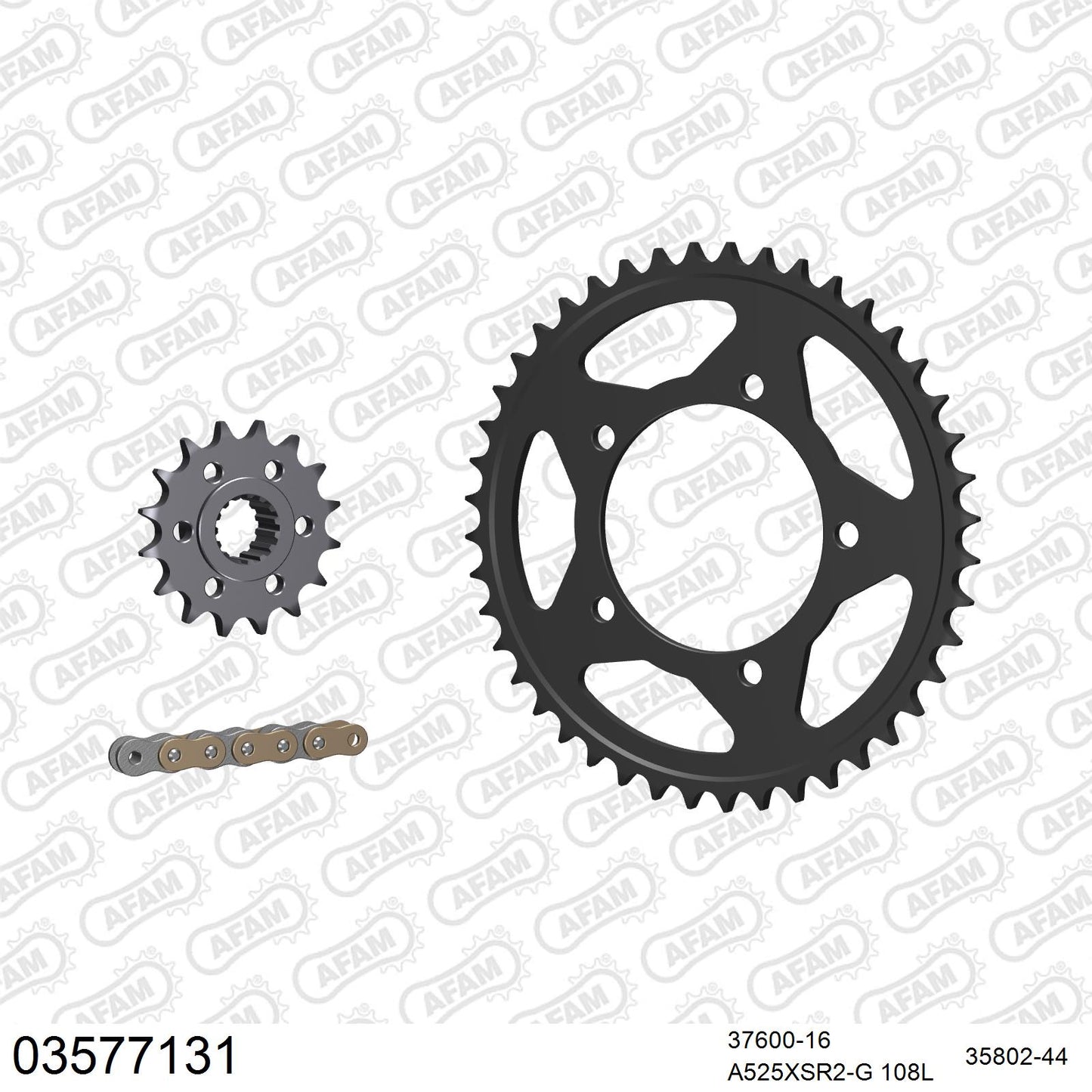 Pignon AFAM 37600 - 16 dents