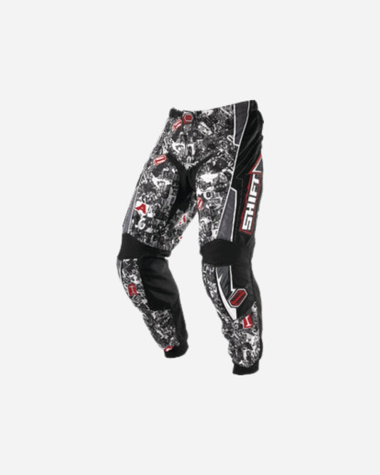 Shift Racing Assault Pants - White/Red
