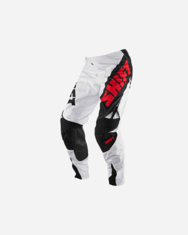 Pantaloni Shift Racing Replica - Bianco/Rosso