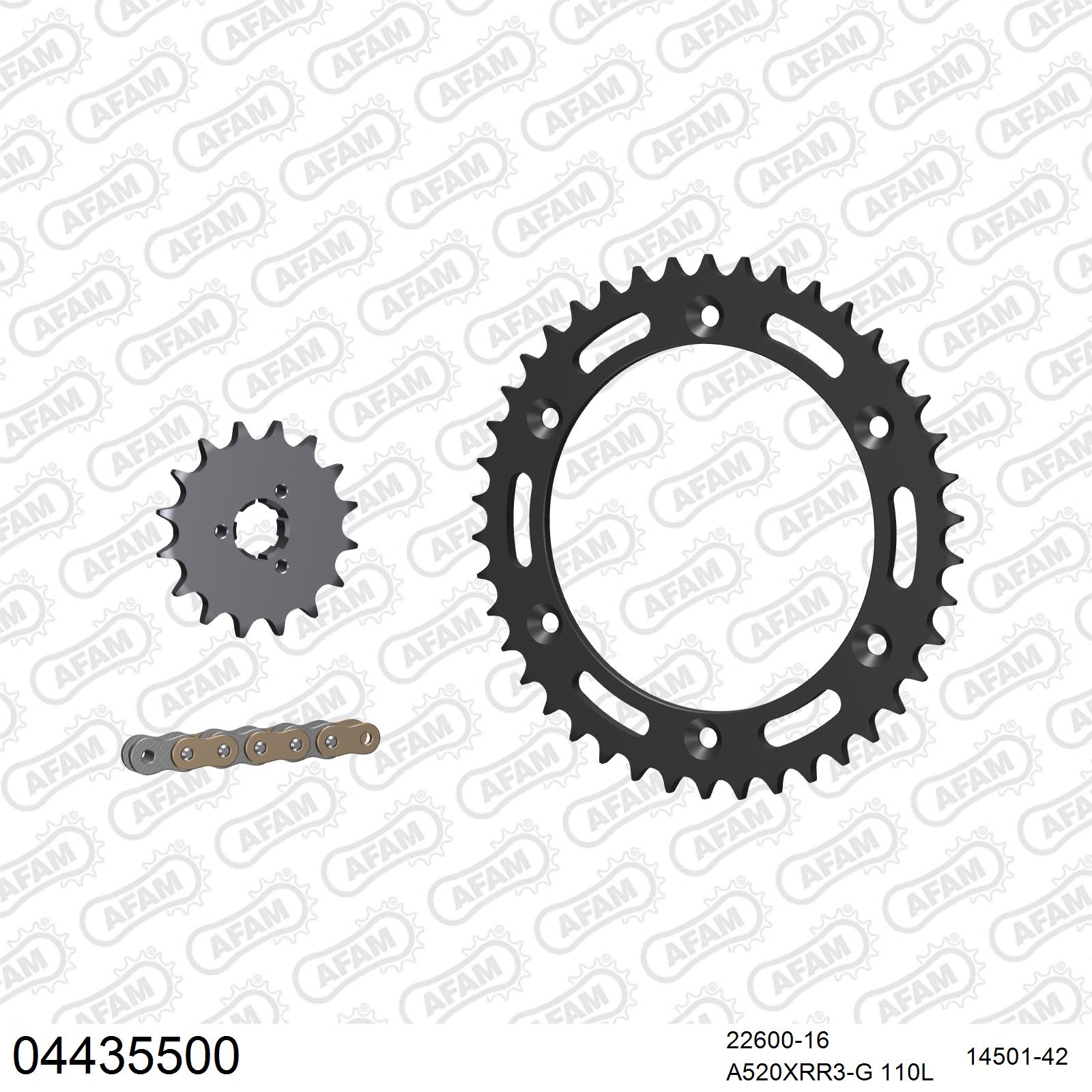 Pignon AFAM 22600 - 16 dents