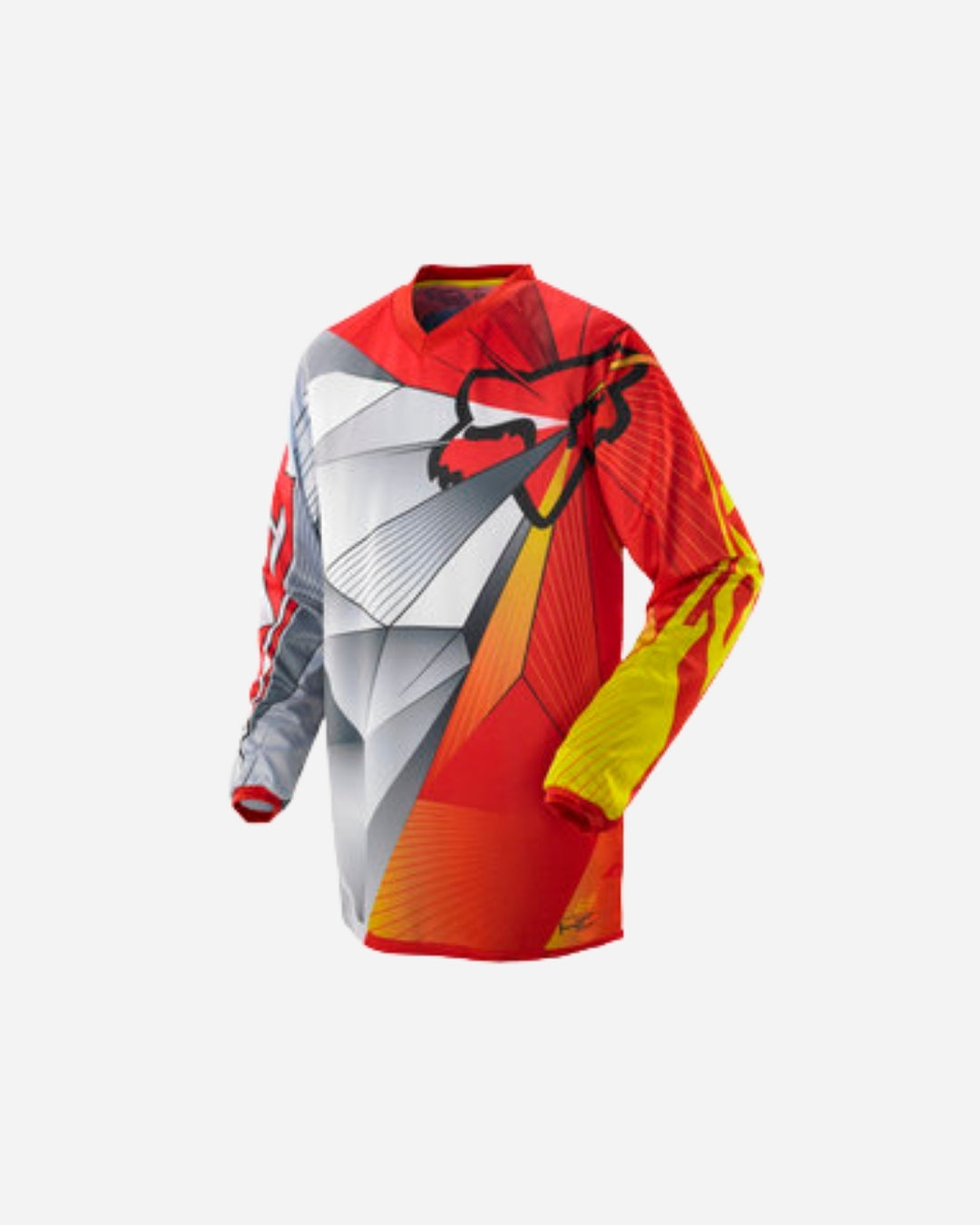 Maillot Fox Racing HC Radeon - Rouge/Jaune