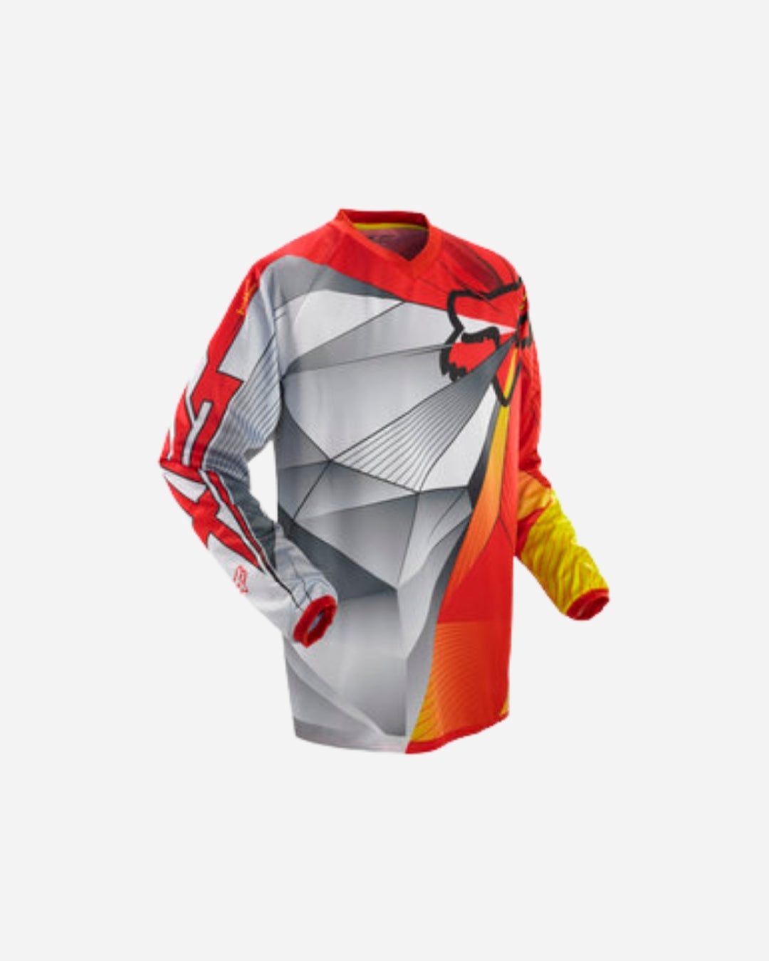 Maillot Fox Racing HC Radeon - Rouge/Jaune