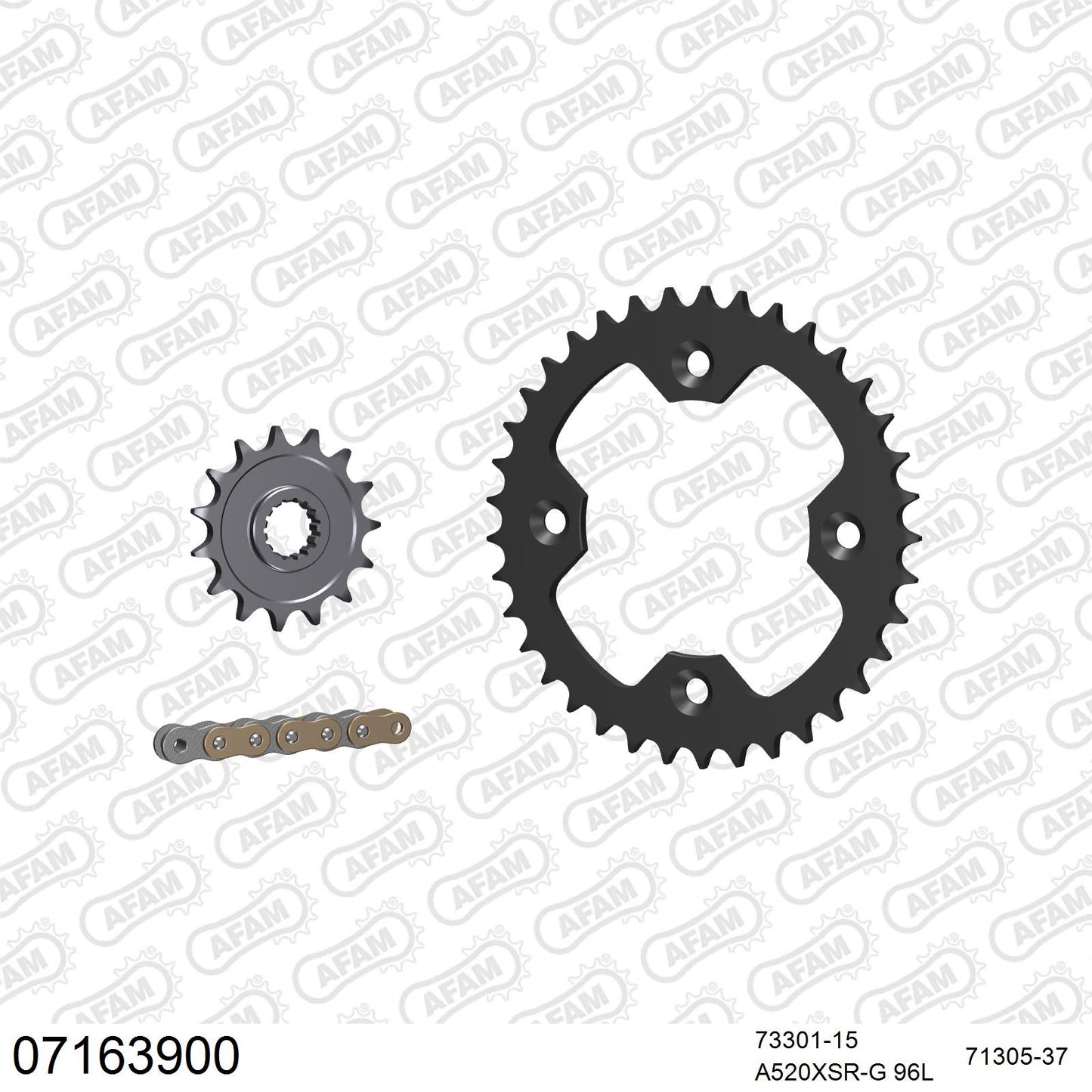 Pignon AFAM 73301 - 15 dents